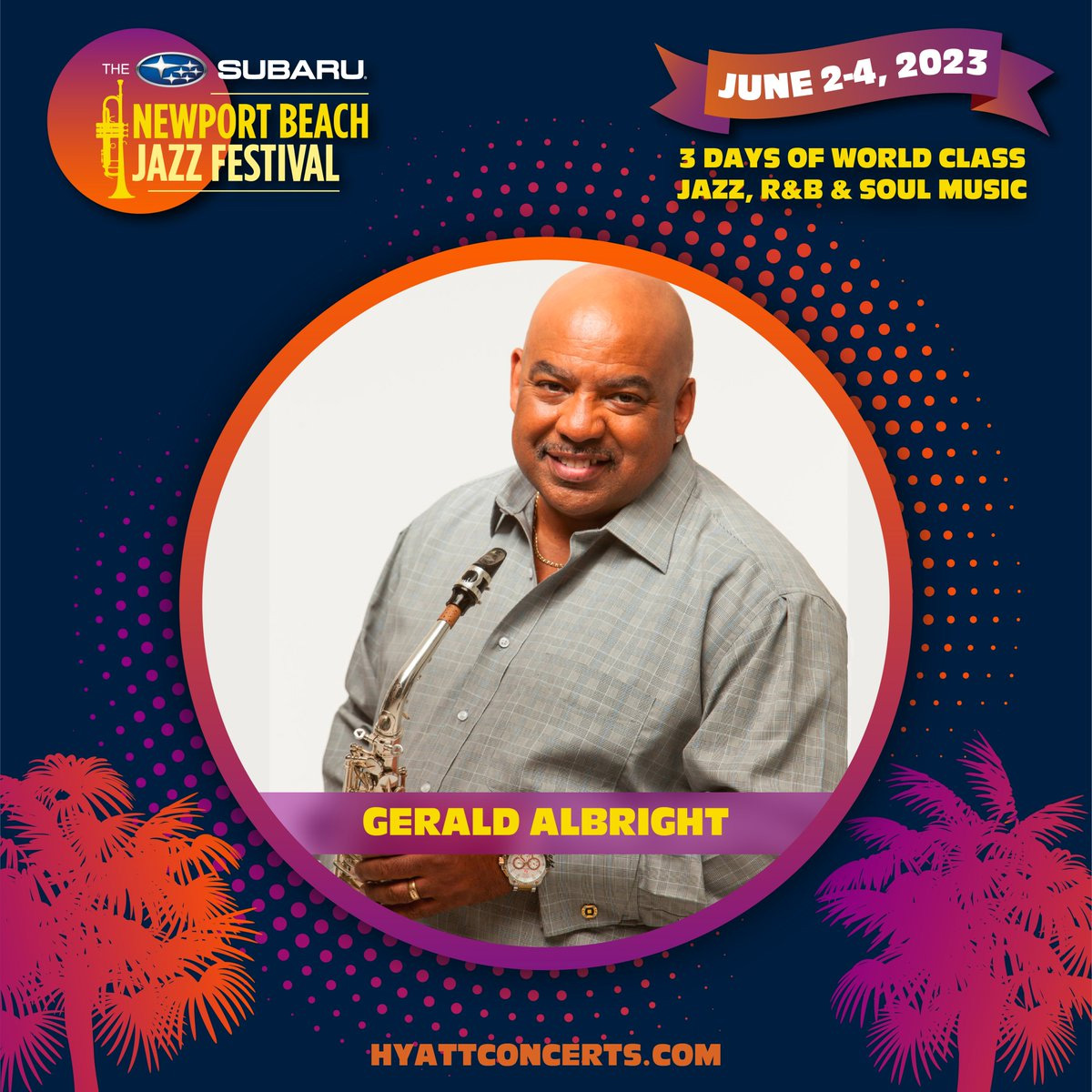 Gerald Albright Newport Beach Jazz Festivalflyer